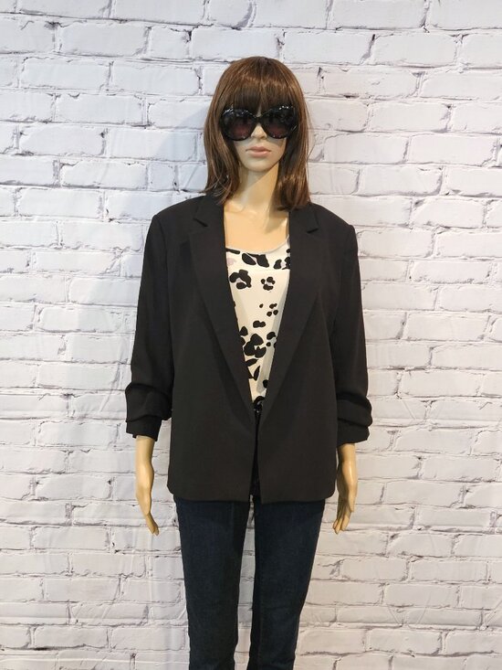 Designer! - REBECCA TAYLOR, 100% silk long sleeve animal print t-shirt - Picture 9 of 11